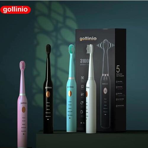 Gollinio Sonic Electric Toothbrush Heads Adult only brush heads for model GL15 Tooth Brushes Replacement Heads Set GL15H