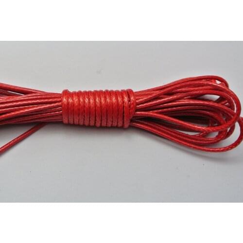 30 Meters Red Korean Waxed Cord Thread Line 1.5mm for Jewelry Stringng