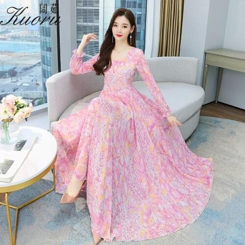 Длинные платья Kuoru China At AliExpress