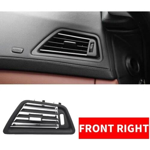 LHD Left Hand Car Front Row Right Side AC Air Conditioner Vent Grille Outlet Panel Chrome Plate For BMW 6-series F06 F12 630 650