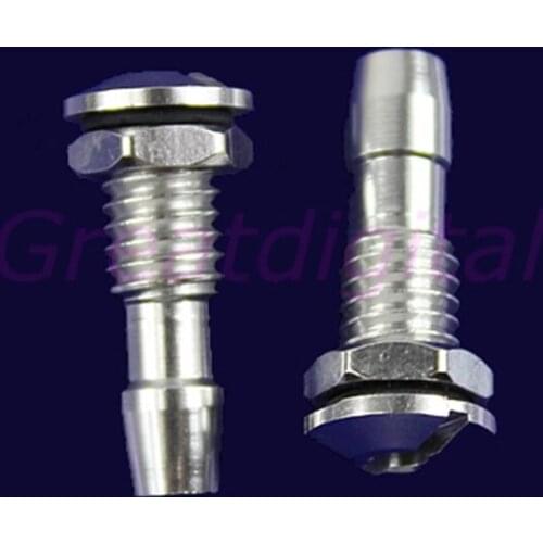 M89C2 Pcs Aluminum Water Outlets Thread With O-ring Screws For RC Boat M6