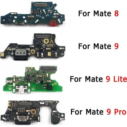 Original Charging Port For Huawei Mate 8 Pro 9 Lite Mate8 Mate9 Charge Board Ribbon Socket Usb Connector Plate Spare Parts