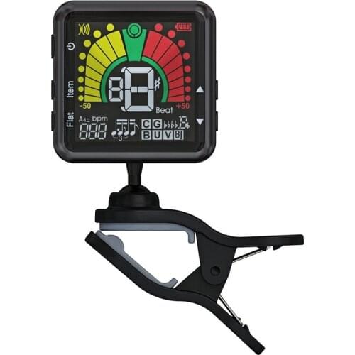 Meideal MT90R Portable Guitar Tuner Metronome Digital Tuner Clip Mic for Chromatic Guitar Bass Ukulele Violin