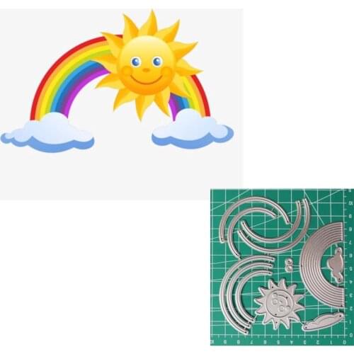 Rainbow Metal Cutting Dies Fustelle Metalliche Per Scrapbooking Photo