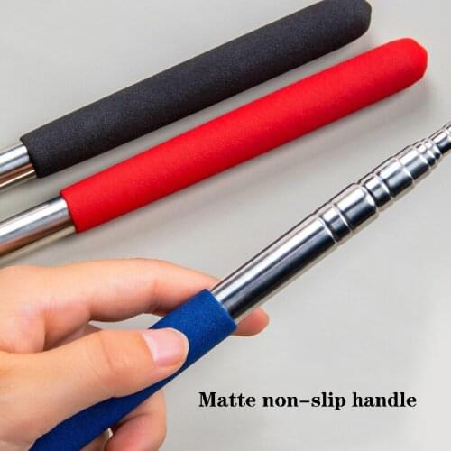 Retractable Teachers Pointer Stainless Steel Multifunctional Teaching Supplies School Teacher Tools Student Stationery