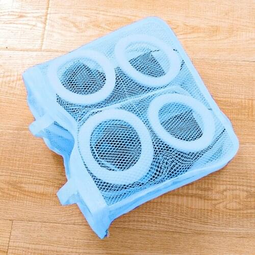 Shoes Laundry Bags Hanging Mesh Laundry Wash Home Storage Organizer Accessories Shoes Washing Bag