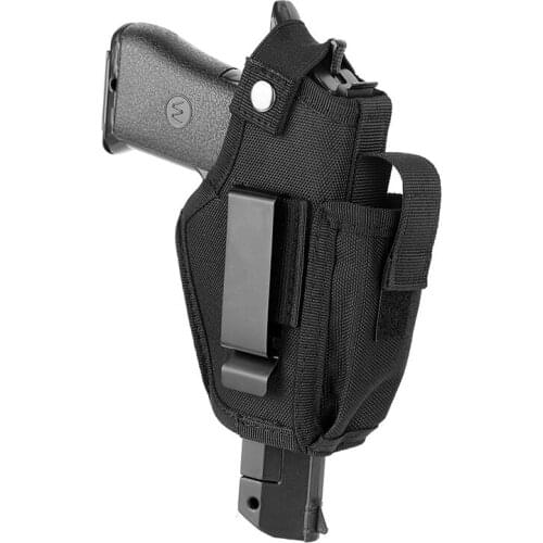 Tactical Gun Holster Concealed Carry Holsters Belt Metal Clip Holster Airsoft Gun Bag Hunting Articles For All Sizes Handguns