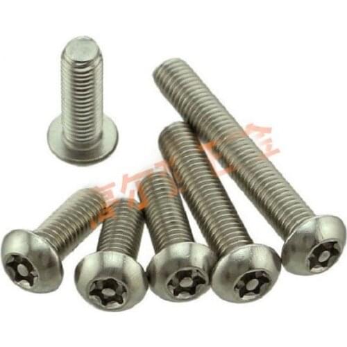 M4 Stainless steel pan head screws with column Plum Socket mechanical bolts Torx Semi-round head TX