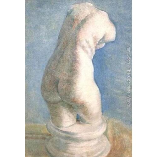 High quality Vincent Van Gogh paintings for sale Plaster Statuette Of A Female Torso III Canvas art hand-painted