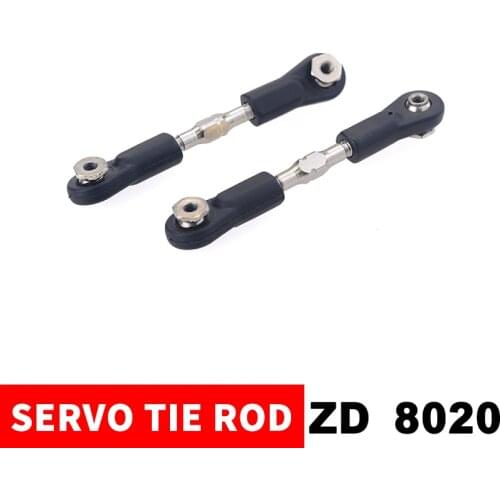 ZD Racing 1/8 Parts Truck Monster Buggy CNC 08421 08427 08425 08428 Servo Tie Rod 8020 for Model RC Cars Accessories