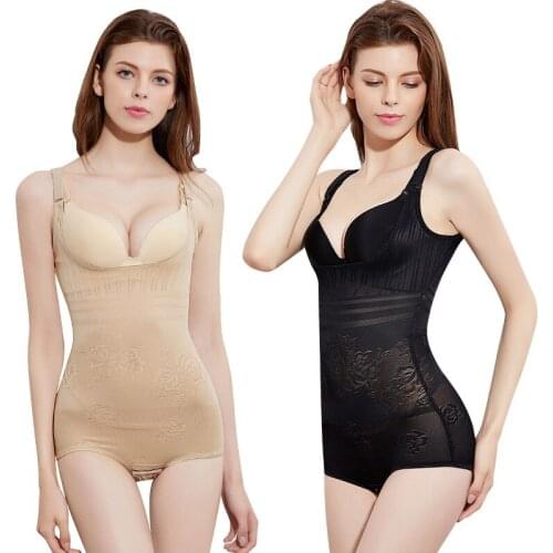 Bottom row Ladies Body Slimming Underwear pattern Bodysuit Butt Lifter Women Shapewear corset minceur 6 Sizes