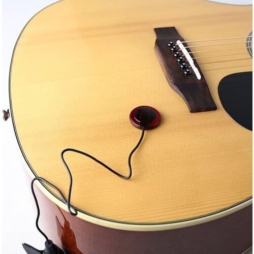 Durable Plastic Guitar Pickup Professional Piezo Contact Microphone Pickup Violin Banjo Mandolin Ukulel Guitar Accessories