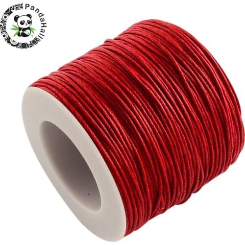 1mm Waxed Cotton Thread Cords for jewelry making DIY ,about 100yard/roll