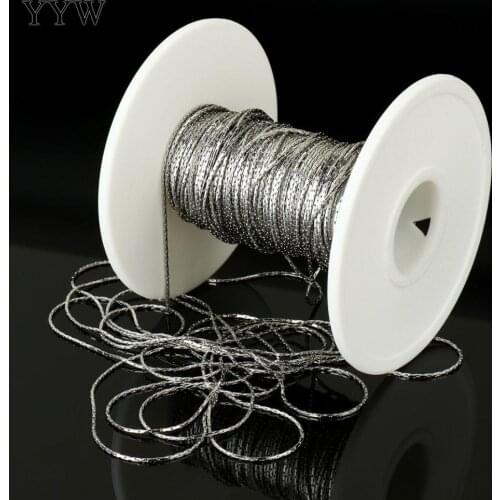 10m/Spool Stainless Steel DIY jewelery making Chain Women Necklace Bracelet Sliver Color handmade material With Plastic Spool