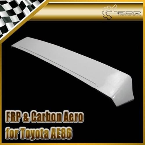 Car-styling For Toyota AE86 Levin Corolla Hatchback FRP Fiber Glass DM Style Roof Spoiler Trunk Wing In Stock
