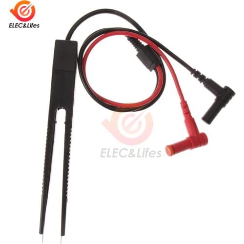 Digital Multimeter SMD Tester Inductor Test Clip Car Multimeter Probe Lead Tweezers for Inductance Resistor Multimeter Capacitor