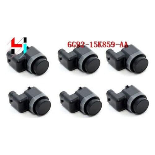 6PCS Parking Sensor PDC For Ford Mondeo S-MAX 06-2011 6G92-15K859-AA 6G92-15K859-EC 6G9215K859EC