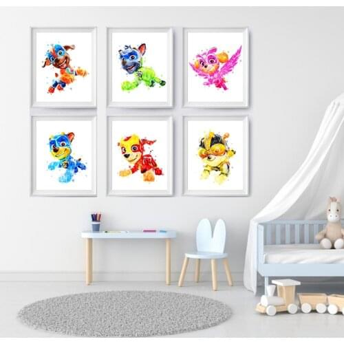 DIY Patrol Anime Full Diamond Embroidery Diamond Mosaic Diamond Painting Cross Stitch Kits Home Decoration Christmas