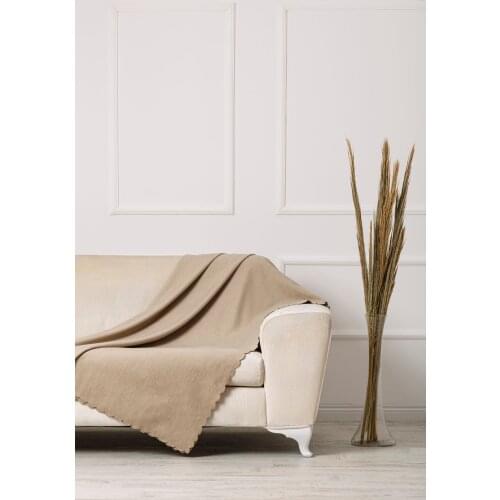 Sand Velerde Chenille Double-Sided Sofa Bed Seat Cover Throw 22 Color