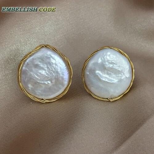 Women's Gold Earrings Embellish Code China