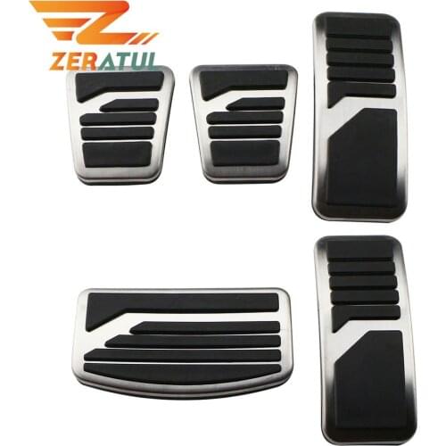 Zeratul Stainless Steel Car Pedal Pad Cover for Mitsubishi ASX Outlander Lancer EX Eclipse Cross Pajero AT MT Pedals CA