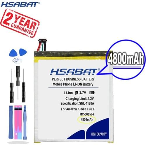 New Arrival [ HSABAT ] MC-308594 Battery for Amazon Kindle Fire 7 5th Gen SV98LN B01GEW27DA Kindle Fire 7" 7th Generation 2017