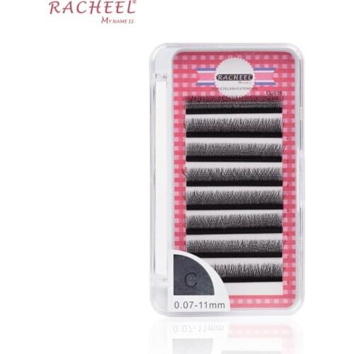 0.07 W Y Volume Eye Lashes 3D 9-12mm Faux Soft Natural Mink Fasle Eyelash For Individual Eyelash Extension