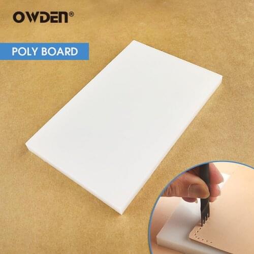 OWDEN Poly Punch Board White Cutting Mat High Quality Rubber Mallet Board