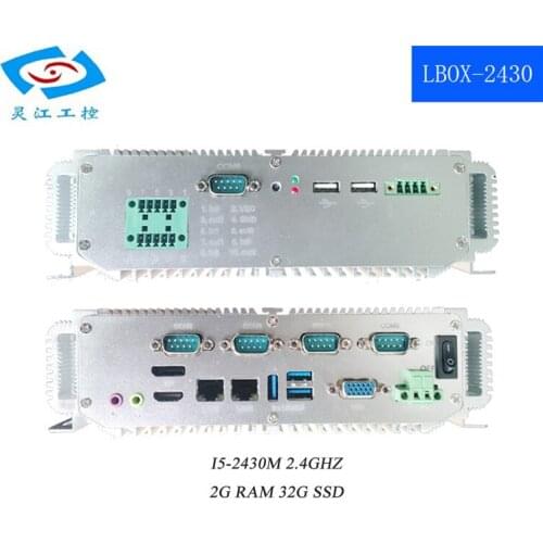 Industrial computer accessory mini itx mother board I5 2.4GHZ 2G RAM network rack (LBOX-2430)