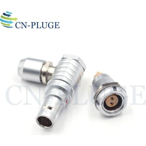 FHG ECG 0B Connectors M09 Series 2 3 4 5 6 7 9 Pin Push Pull Self-locking Elbow Connector For Medical Equipment