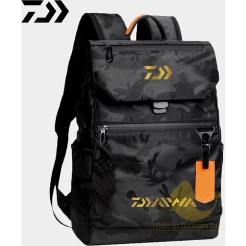 Daiwa Fishing Bag 2021 New Backpack Computer Backpack Mens Nylon Oxford Waterproof Casual Business Office Commuter Backpack