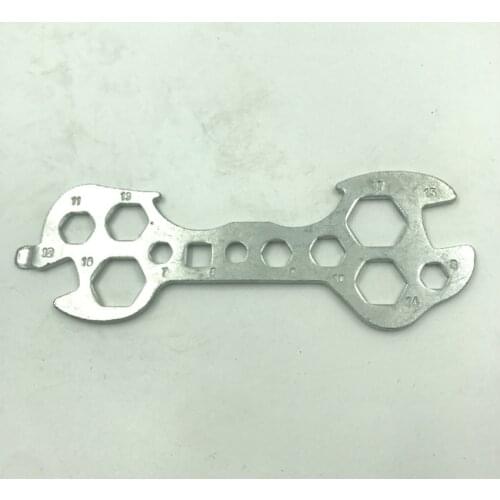 Bicycle Mountain Bike Hex Wrench Multi Functions Steel Porous Hexagon Spanner 8, 9, 10, 12, 14, 15, 16, 17 mm, Hand Repair Tool