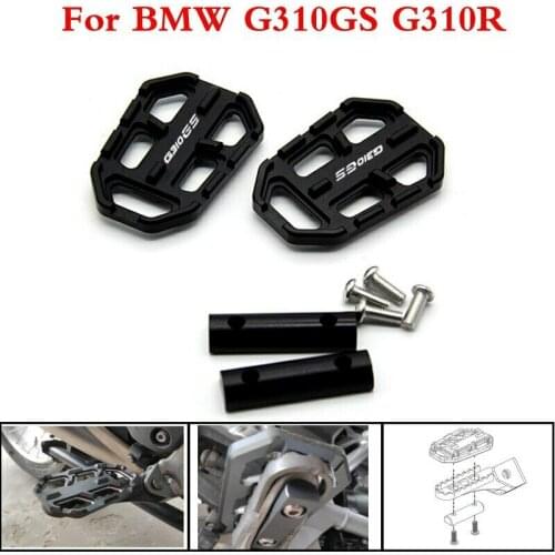 For BMW G310GS G310R 2017-2019 CNC Wide Foot Pegs FootRest Footpegs Rests Pedals