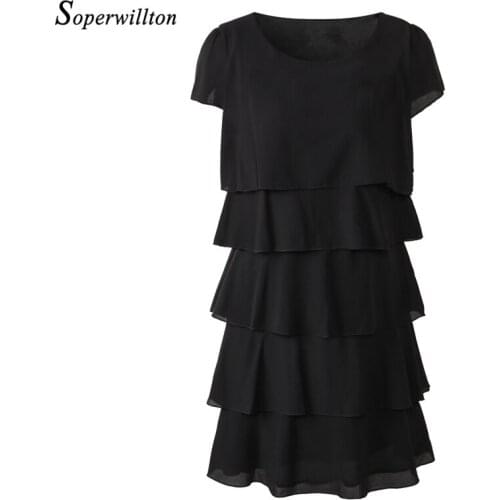 Soperwillton Short Sleeve Dresses