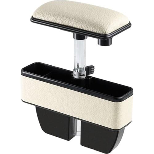Universal Car Armrest Box Organizer Adjustable Increase Storage Box Interior Central Lift Elbow Support Arm Rest Car-styling