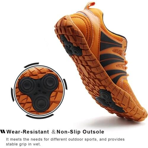 Weweya 2020 Youth Outdoor Men Minimalist Cross Training Shoes Water Shoes Five Toe Sneakers Footwear Big Toe Box Gym Tenis