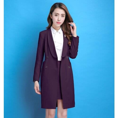 Fashion Women Skirt Suits Double-breasted Blazer Jackets and Slim Mini Skirts Two Pieces OL Sets Female Outfits Workwear set