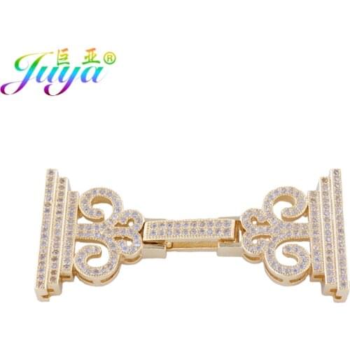 Juya DIY Pearls Jewelry Making Fastener Clousure Clasp Accessories For Women Multiple Rows Beads Pearl Bracelet Necklace Making