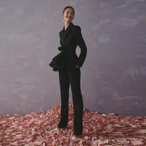 Женские стильные брючные костюмы Babatique China At AliExpress