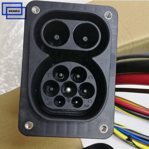 Quick Charging Combo CCS type2 Electric Car EV Inlet 200A CCS2 Ev Socket