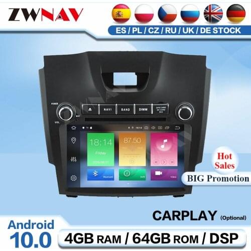 Carplay 2 Din Android Player For Chevrolet TRAILBLAZER Holden S10 ISUZU D-MAX Colorado Radio Receiver Audio Stereo GPS Head Unit