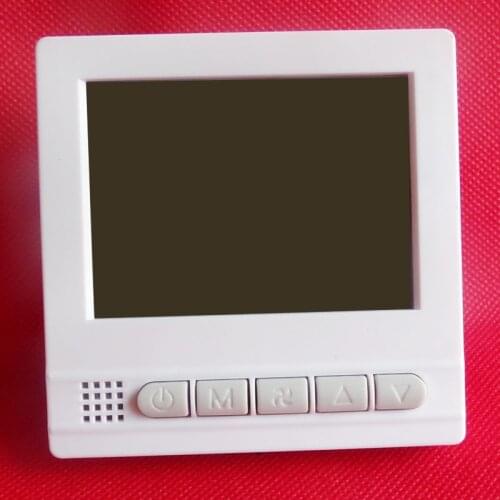 Central Air Conditioning 24V220V Thermostat LCD Panel Three Speed Switch Fan Coil