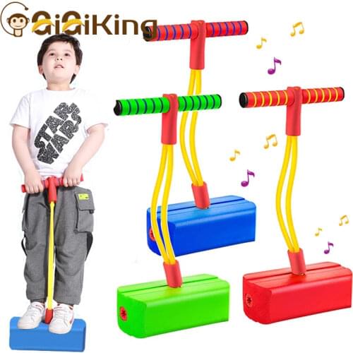 Stick Jumping Shoes Childrens Frog Bouncer Outdoor Playset for Kids Fun Sports Fitness Equipment Games for children