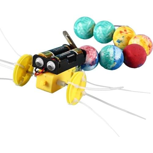 Electric Toys Science Experiment Caterpillars Crawling Robot Creative Handmade DIY Small Production Technology for Schoolchild