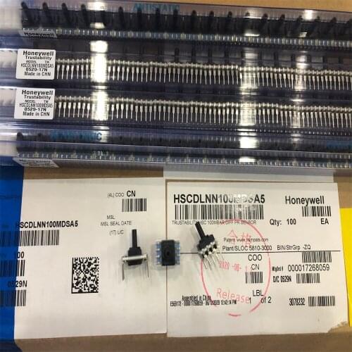HSCDLNN100MDSA5 HoneywellSENSOR PRES 100MBAR DIFF 5V DIP