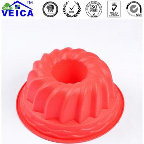 Swirl Shape Silicone Butter Cake Mould Kitchen Baking Tools For Cakes Bakery Accessories Bakeware Mold