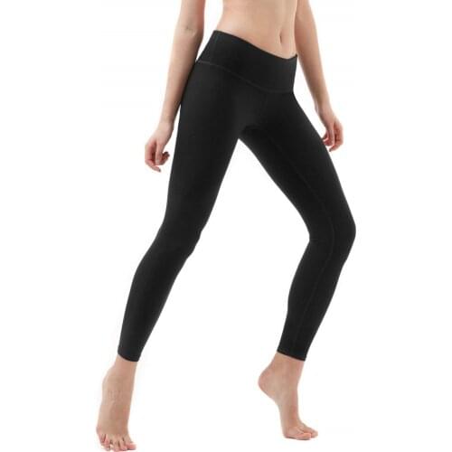 Lulu Yoga Pants for Women Squat-Proof Sports Leggings Soft Nylon High Waist Sport Leggings Women Plus