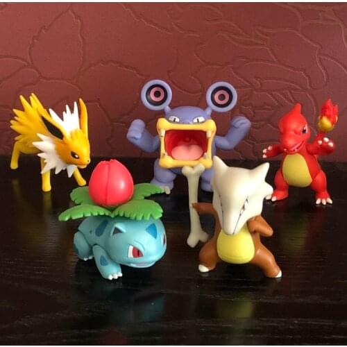 Pokemon Charmeleon Exploud Jolteon Ivysaur Wartortle Marowak Flareon Vaporeon Espeon Cute Action Figure Model Toys