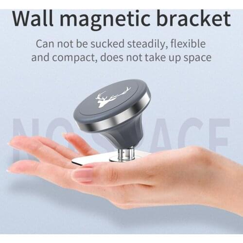 Multifunction Wall Magnetic Bathroom Bedroom Kitchen Mobile Phone Holder Bracket