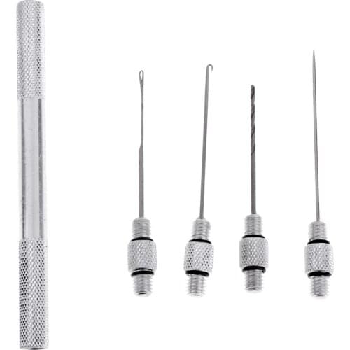 10 Pcs Combo Baiting Needle, Set Carp Fishing Rigging Bait Needle,Fishing Tackle Kit Tool Drill Bait Needle